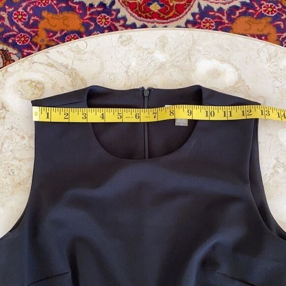 Calvin Klein LBD Sleeveless Ruffled Sheath Dress - Picture 11 of 14